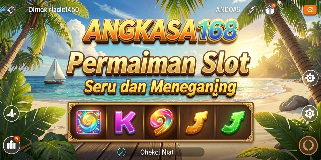 Screenshot gameplay ANGKASA168 menampilkan pengalaman bermain Slot yang menyenangkan.