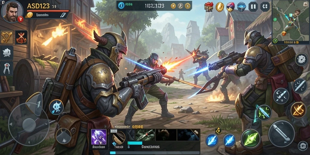 Tangkapan layar gameplay <strong>ASD123</strong> memperlihatkan pertempuran strategi yang mendebarkan.