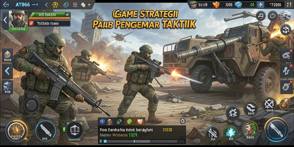 Tampilan gameplay AT866 yang seru dan menantang.
