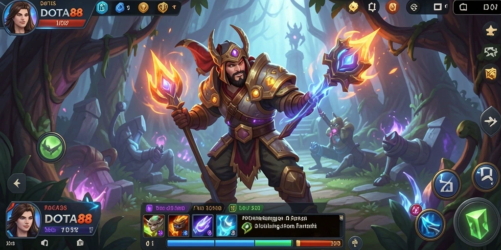 Screenshot DOTA88 menampilkan aksi seru dalam dunia petualangan.