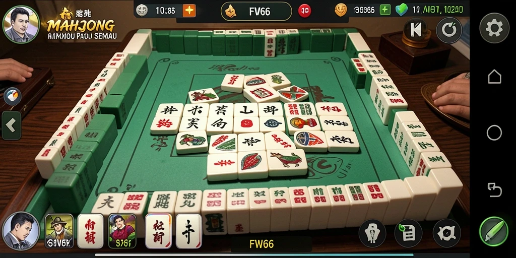 Gameplay seru Mahjong di FW66 dengan tantangan menarik.