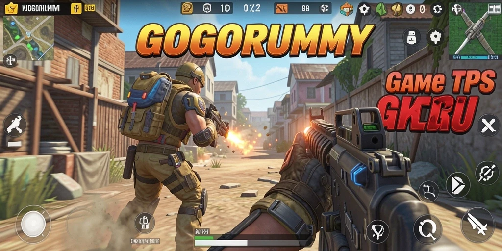 Tampilan gameplay seru GOGORUMMY yang menegangkan.