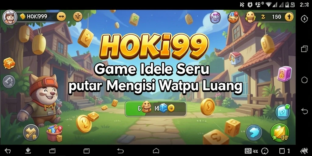 Tampilan gameplay HOKI99 yang menyenangkan dan santai.