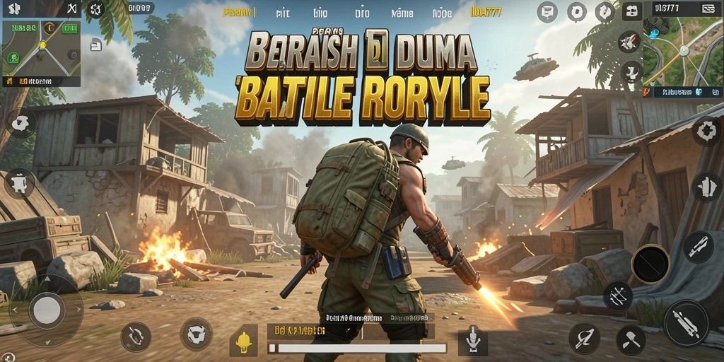 Gameplay seru dan mendebarkan dalam IDA777 Battle Royale.