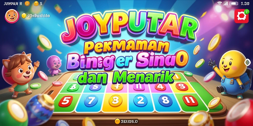 Gameplay seru Bingo di JOYPUTAR dengan tampilan menarik.