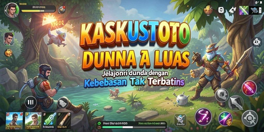 Tampilan gameplay KASKUSTOTO yang menakjubkan di dunia Open World.