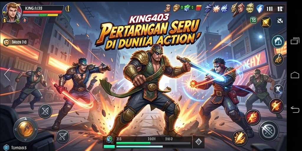 Tampilan gameplay KING403 yang menegangkan dan seru.