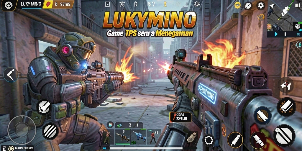 Gameplay seru LUKYMINO dengan aksi mendebarkan.