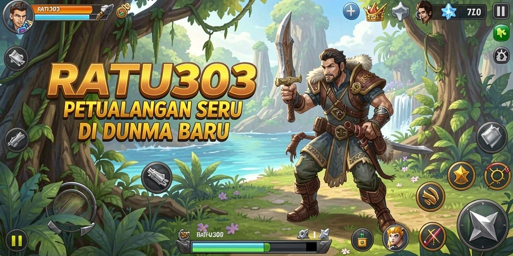 Tangkapan layar gameplay dari RATU303 yang menunjukkan petualangan yang mendebarkan.