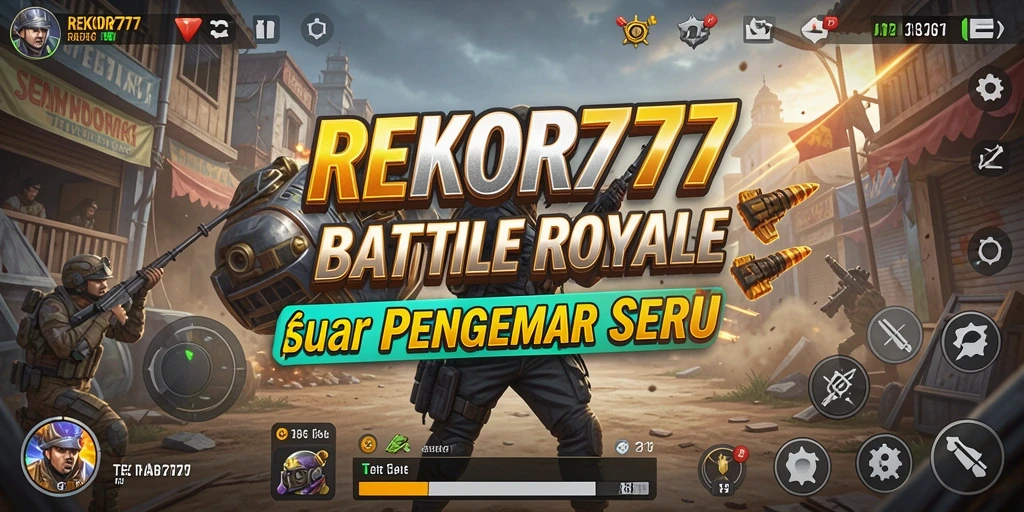 Tangkapan layar menunjukkan aksi intens dalam permainan Battle Royale.