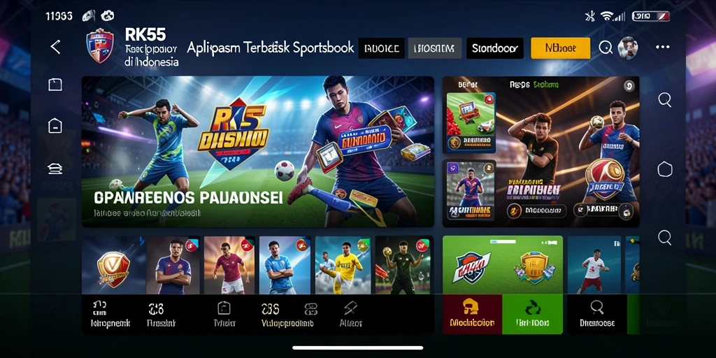 Tampilan gameplay RK55 yang menarik dan penuh aksi dalam taruhan olahraga.