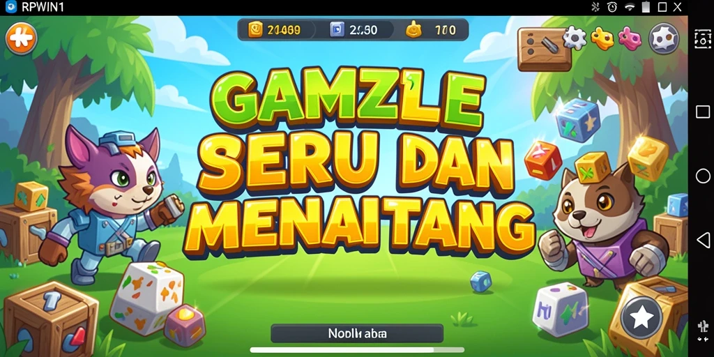Screenshot gameplay RPWIN1 yang menunjukkan tantangan puzzle menarik.