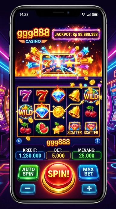 Screenshot halaman unduh aplikasi terbaru di ggg888.